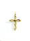 Pendentif Pendentif croix ajourée en or jaune 18 carats 58 Facettes