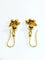 Boucles d'oreilles Boucles d’oreilles pendantes en or jaune 18 carats et perles 58 Facettes