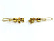 Boucles d'oreilles Boucles d’oreilles pendantes en or jaune 18 carats et perles 58 Facettes