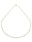 Collier Chaîne maille gourmette en or rose 18 carats 58 Facettes