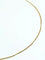 Collier Chaîne maille gourmette en or rose 18 carats 58 Facettes