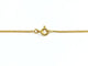 Collier Chaîne maille gourmette en or rose 18 carats 58 Facettes