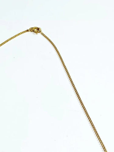 Collier Chaîne maille gourmette en or rose 18 carats 58 Facettes
