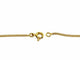 Collier Chaîne maille gourmette en or rose 18 carats 58 Facettes