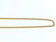 Collier Chaîne maille gourmette en or rose 18 carats 58 Facettes