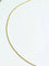 Collier Chaîne maille gourmette en or rose 18 carats 58 Facettes