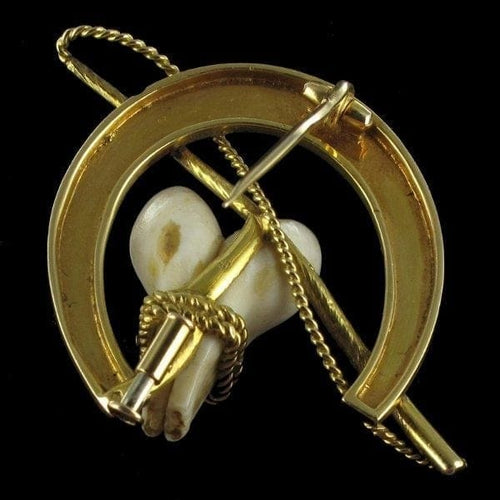 Broche Broche de chasse en or jaune 18 carats 58 Facettes 05-057-2519904