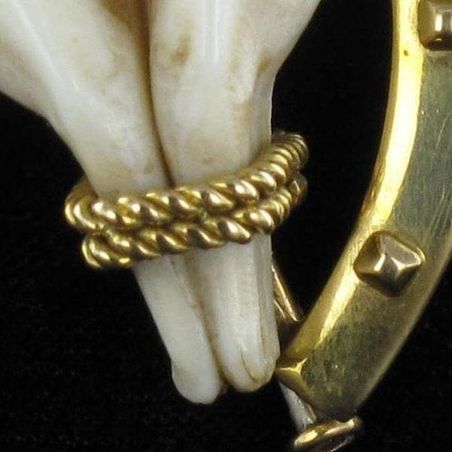 Broche Broche de chasse en or jaune 18 carats 58 Facettes 05-057-2519904