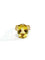 Bague 53.5 Bague en or rose 18 carats avec citrine 58 Facettes