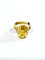 Bague 53.5 Bague en or rose 18 carats avec citrine 58 Facettes