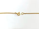 Collier Chaîne gourmette en or rose 18 carats 58 Facettes