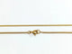 Collier Chaîne gourmette en or rose 18 carats 58 Facettes