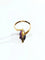 Bague 56 Bague en or rose 18 carats à améthyste ovale 58 Facettes