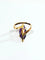 Bague 56 Bague en or rose 18 carats à améthyste ovale 58 Facettes