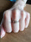 Bague 49.5 Bague solitaire en or blanc 18 carats et diamant taille ancienne 58 Facettes