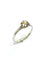 Bague 49.5 Bague solitaire en or blanc 18 carats et diamant taille ancienne 58 Facettes