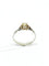 Bague 49.5 Bague solitaire en or blanc 18 carats et diamant taille ancienne 58 Facettes