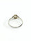 Bague 49.5 Bague solitaire en or blanc 18 carats et diamant taille ancienne 58 Facettes