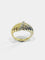 Bague 54 Bague en or jaune et blanc 18 carats à 7 diamants 58 Facettes