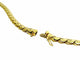 Collier Collier en or jaune 18 carats, mailles haricot 58 Facettes