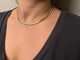 Collier Collier en or jaune 18 carats, mailles haricot 58 Facettes