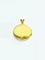 Pendentif Pendentif porte-photo rond en or jaune 18 carats 58 Facettes