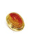 Broche Broche camée en cornaline en or jaune et diamants 58 Facettes