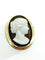 Broche Broche camée en or rose et agate 58 Facettes