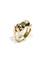 Bague 52.5 Bague nœud papillon en or rose 18 carats et diamant 58 Facettes