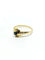 Bague 54 Bague en or jaune 18 carats avec saphir et diamants 58 Facettes