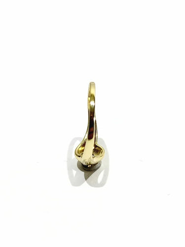 Bague 54 Bague en or jaune 18 carats avec saphir et diamants 58 Facettes