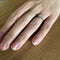 Bague 53 Bague solitaire en or blanc et diamant 0,45 ct 58 Facettes