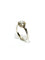 Bague 53 Bague solitaire en or blanc avec diamant 0,45 ct 58 Facettes