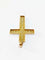 Pendentif Pendentif croix ajourée en or 18 carats 58 Facettes