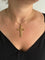 Pendentif Pendentif croix ajourée en or 18 carats 58 Facettes