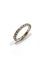 Bague 50.5 Alliance tour de diamants en or blanc 18 carats 58 Facettes