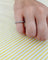 Bague 50.5 Alliance tour de diamants en or blanc 18 carats 58 Facettes