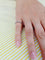 Bague 50.5 Alliance tour de diamants en or blanc 18 carats 58 Facettes