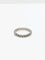 Bague 50.5 Alliance tour de diamants en or blanc 18 carats 58 Facettes