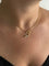 Pendentif Pendentif cœur en or jaune et blanc 18 carats 58 Facettes