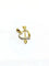 Pendentif Pendentif cœur en or jaune et blanc 18 carats 58 Facettes