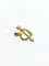 Pendentif Pendentif cœur en or jaune et blanc 18 carats 58 Facettes