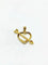 Pendentif Pendentif cœur en or jaune et blanc 18 carats 58 Facettes