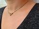 Collier Collier cœur en or 18 carats avec rubis et diamants 58 Facettes