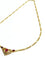Collier Collier cœur en or 18 carats avec rubis et diamants 58 Facettes
