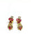 Boucles d'oreilles Boucles d’oreilles articulées en or jaune 18 carats, rubis et diamants 58 Facettes