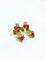 Boucles d'oreilles Boucles d’oreilles articulées en or jaune 18 carats, rubis et diamants 58 Facettes