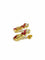Boucles d'oreilles Boucles d’oreilles articulées en or jaune 18 carats, rubis et diamants 58 Facettes