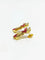Boucles d'oreilles Boucles d’oreilles articulées en or jaune 18 carats, rubis et diamants 58 Facettes