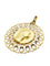 Pendentif Médaille Vierge - Pendentif en or jaune 18 carats 58 Facettes